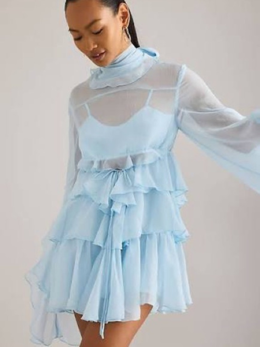Bardot Anyssa Ruffle Mini sz 8 - Picture 7 of 12